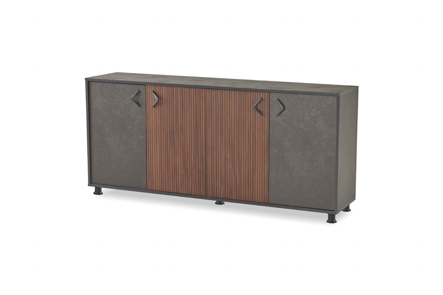 Gray-Brown Sideboard Luxurious Office Furniture Edie Office Sideboard