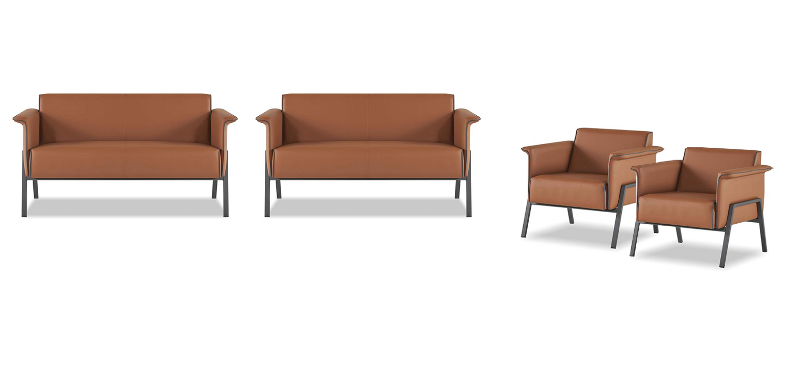 Waiting room furniture designer 2x benches 2x armchairs universal furniture