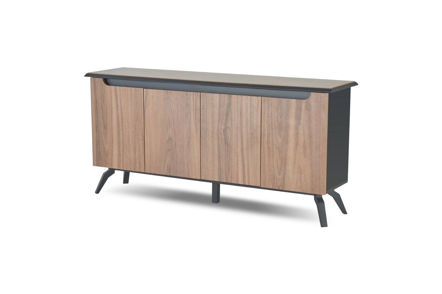 Modern brown office sideboard luxurious wooden office furniture new