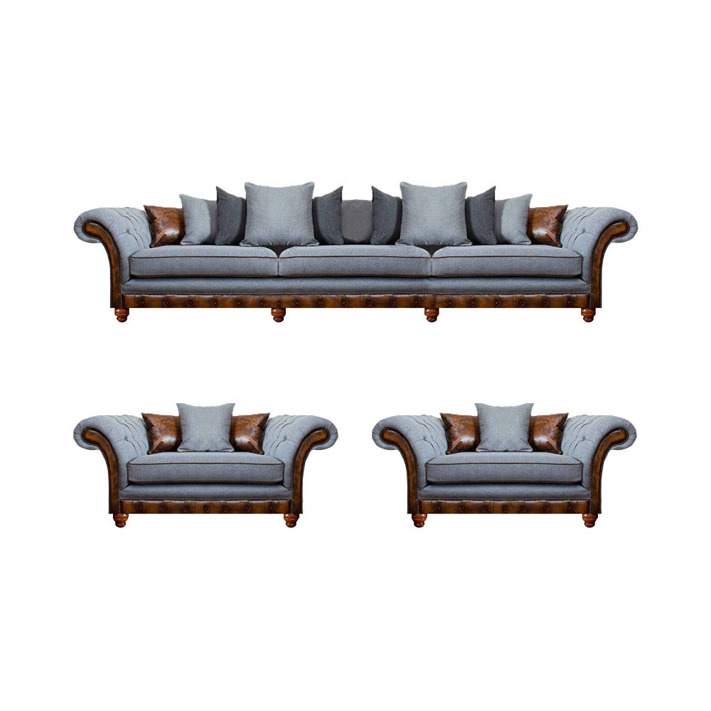 Sofa set 3+1+1 seat design sofa upholstered couches modern luxury style