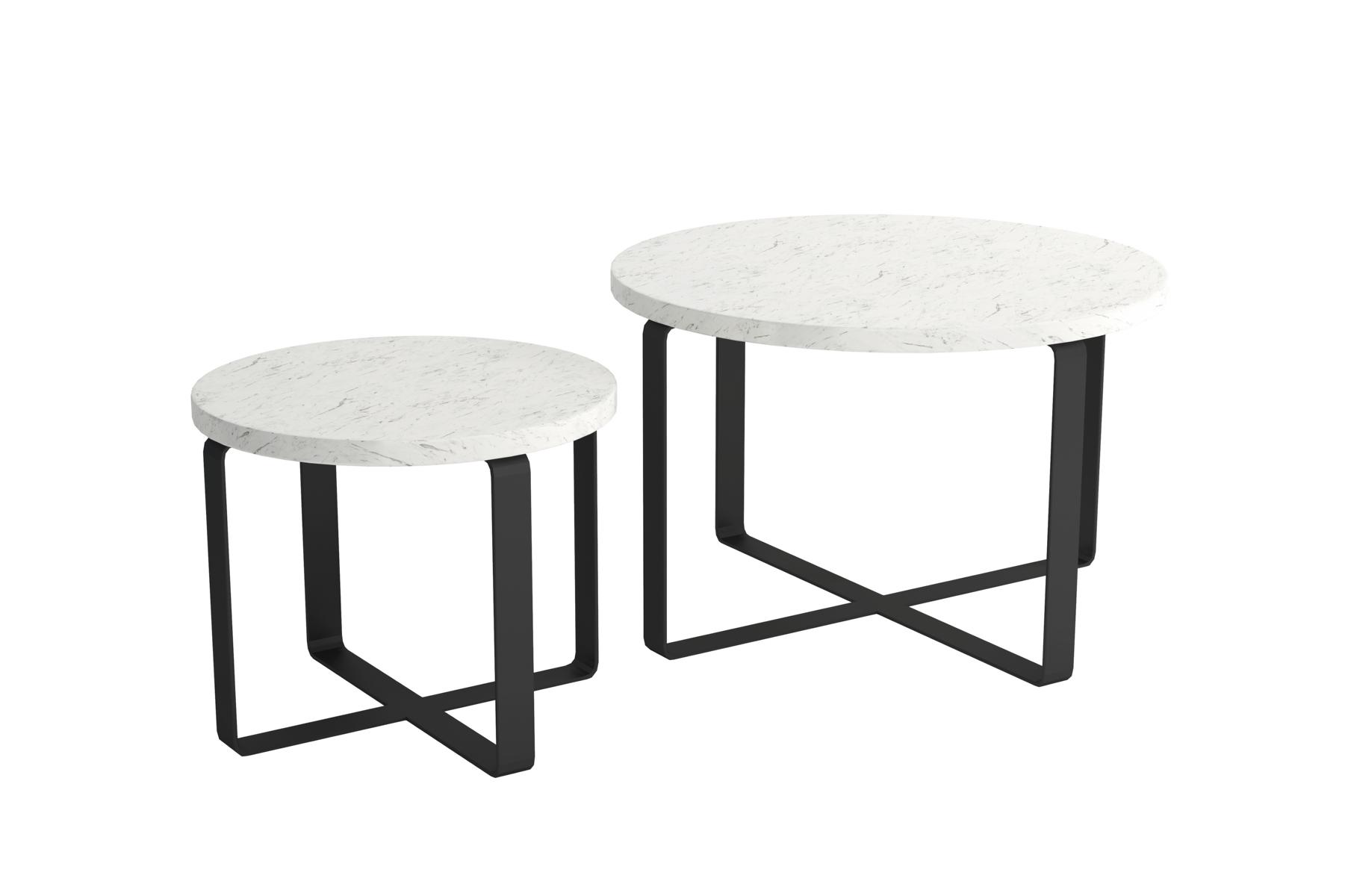 Round luxury table coffee table design tables style furniture living room 2x coffee table