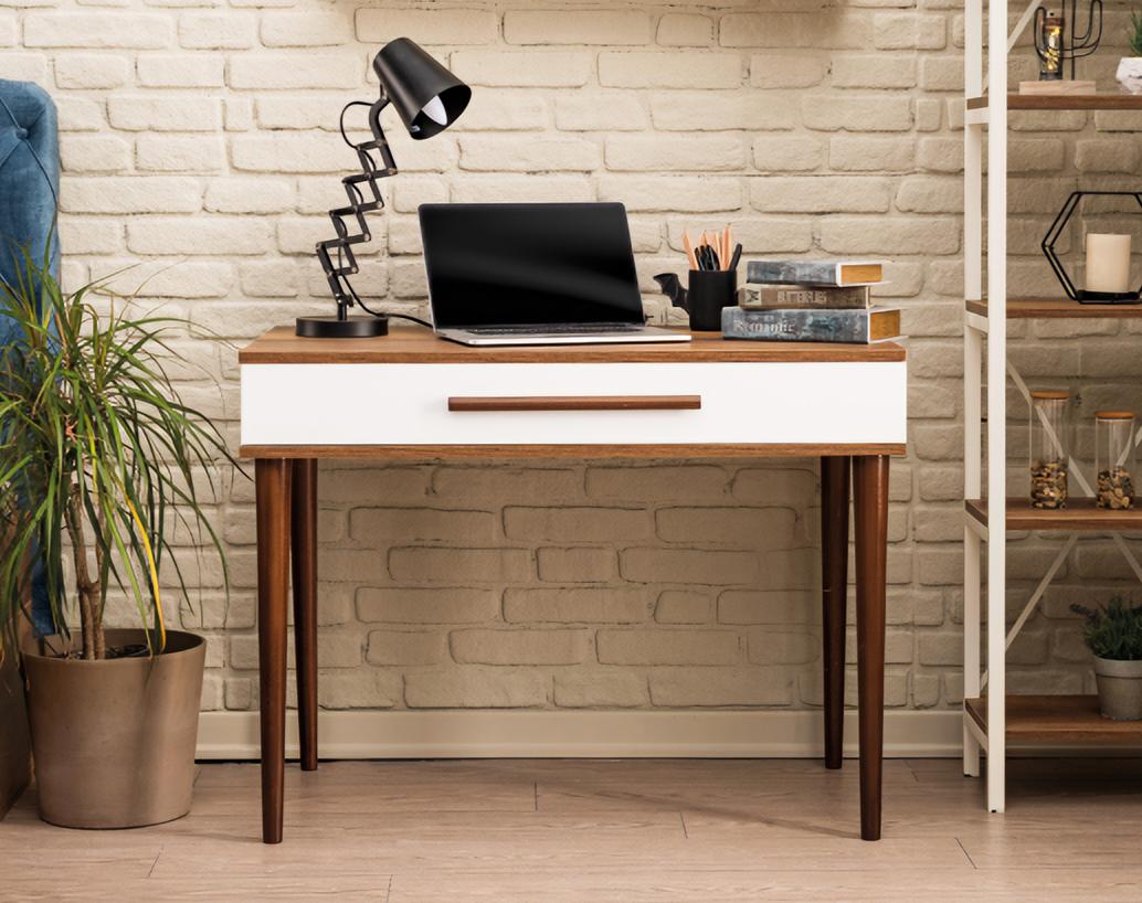 Brown desk wooden table designer luxury bedroom design tables