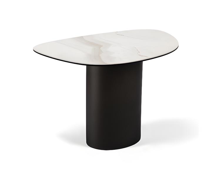 Side table designer modern coffee table metal living room table oval