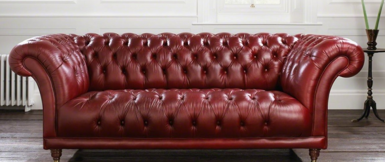 Chesterfield Couch Upholstered Sofa XXL Big Sofas 3-Seater Fabric Leather WINCHESTER/N