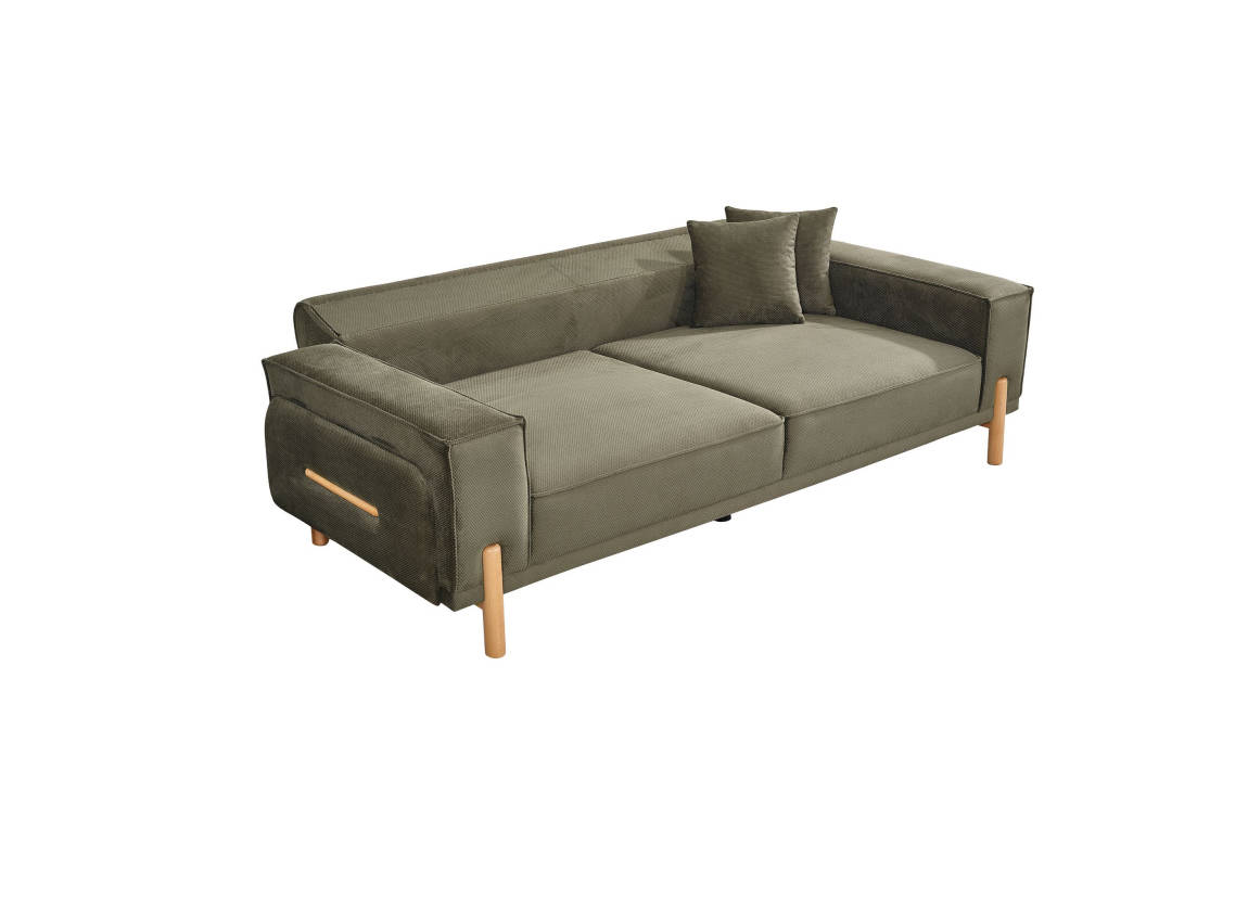 Textile Sofa 3-Seater Sofa Upholstered Sofas Design Couch Furniture Three-Seater