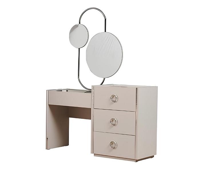 Vanity mirror cosmetic table makeup dresser chest of drawers dressing table