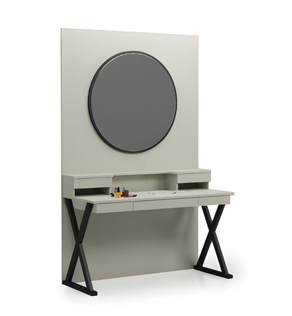 Vanity console table with partition panel vanity tables console furniture