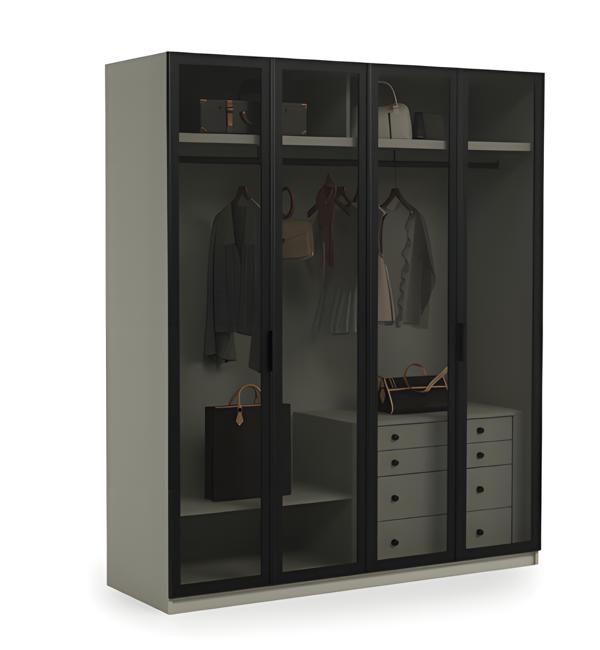 Design wardrobe bedroom cabinet cupboards glass cabinet furniture