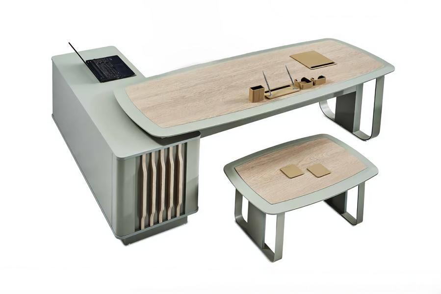 Office furniture desk with coffee table corner desk table