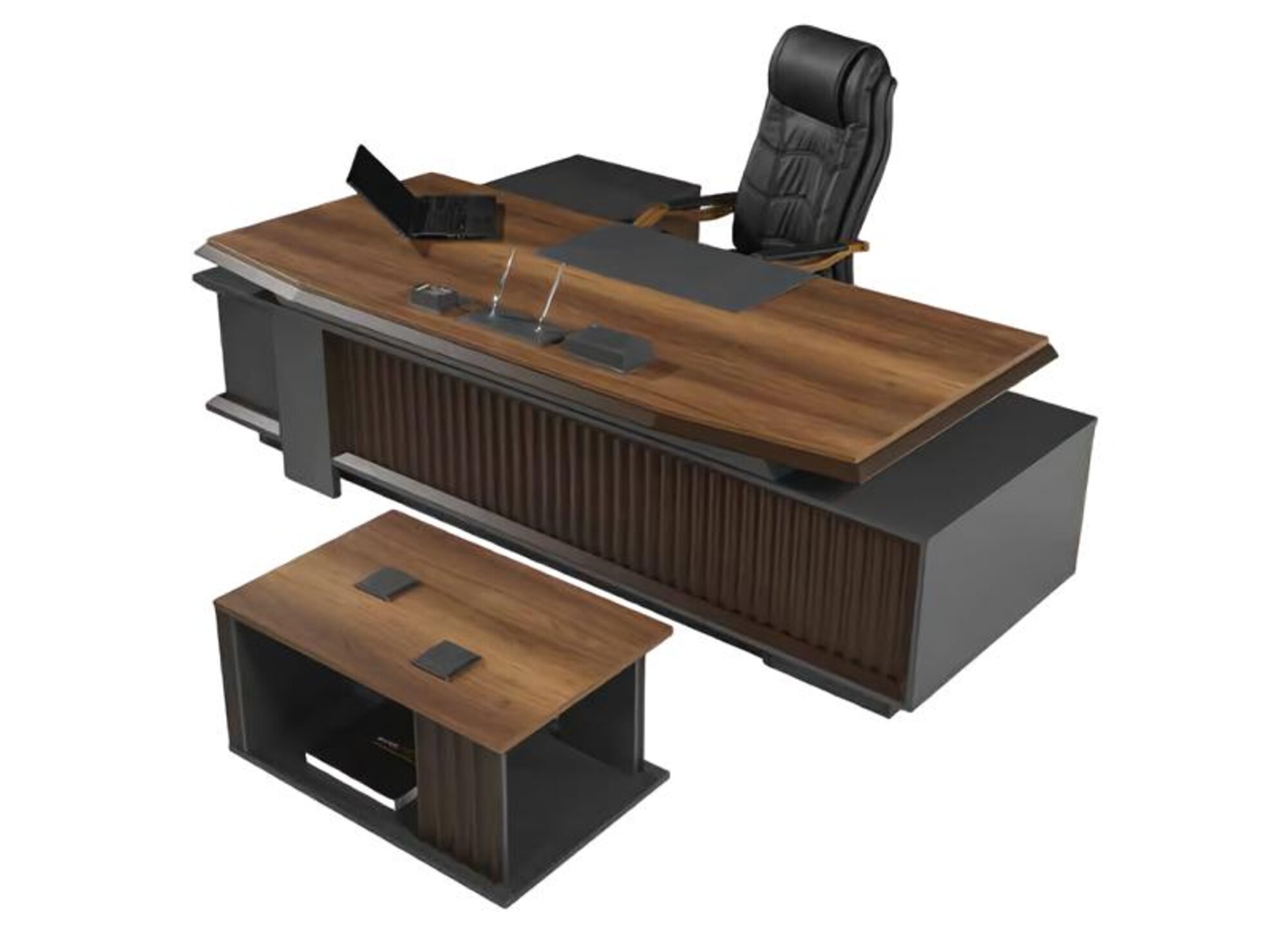 Coffee table with desk office table set wooden tables office furniture