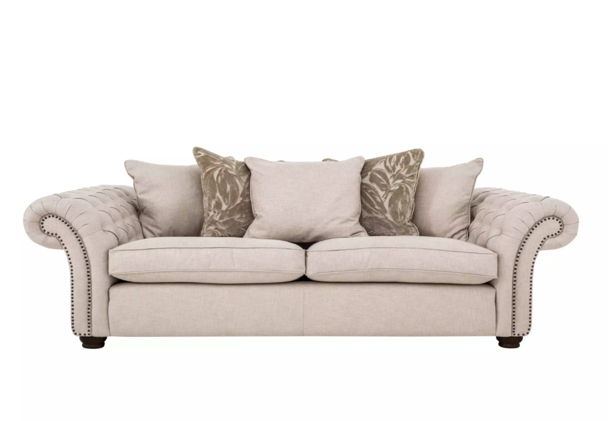 Country house style furniture - Chesterfield sofa, comfortable couch, fabric jvmoebel ®