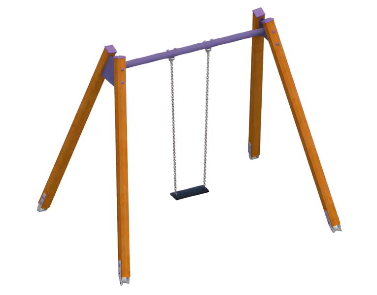 Swing Adventure Playground Teeter-Totter Beam Teeter Board Tilting Device Teetering Device