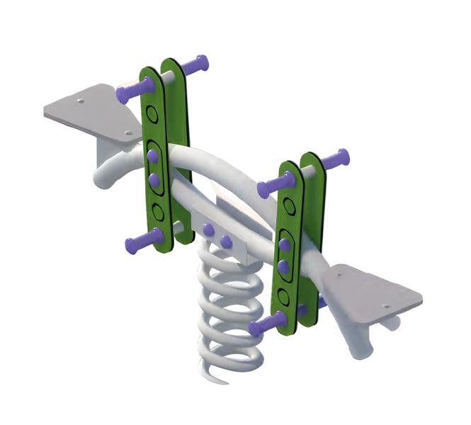 Swing seesaw rocking device double seesaw playground seesaws