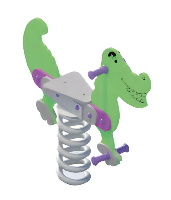 Seesaw, rocking device, seesaw, spring seesaw, children\'s seesaw, playground seesaws, crocodile.