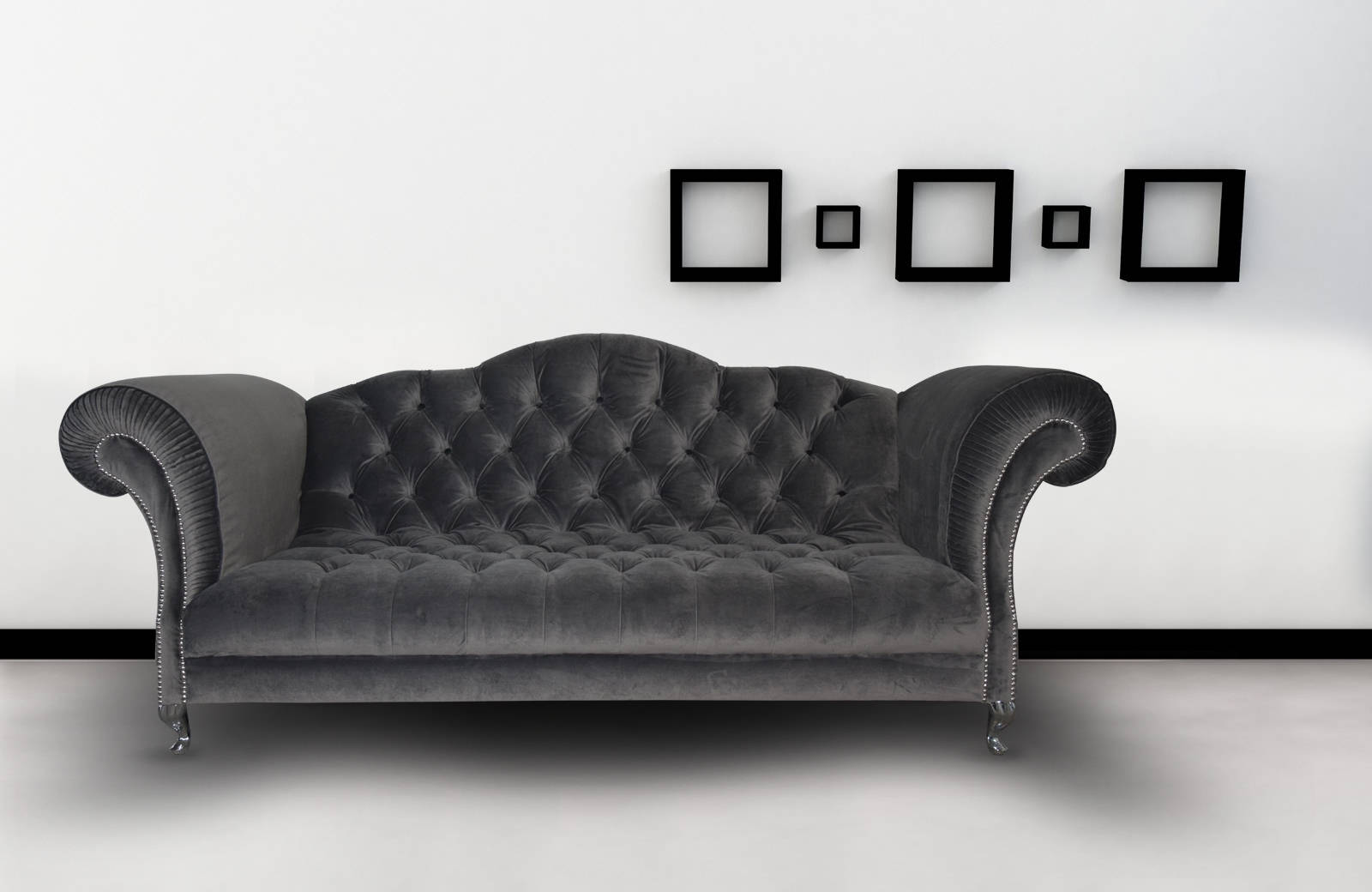 Chesterfield Sofa Upholstered Designer Couches Sofas Set Textile Fabric Textile 36