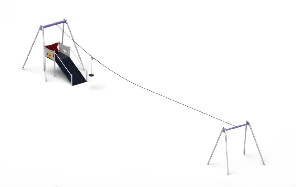 Zip line outdoor playground activity park toy boats activity park for kids