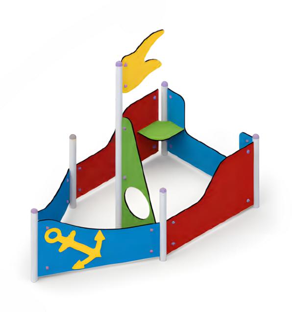 Playground pirate boats recreation area toy boats sailing toys nature play