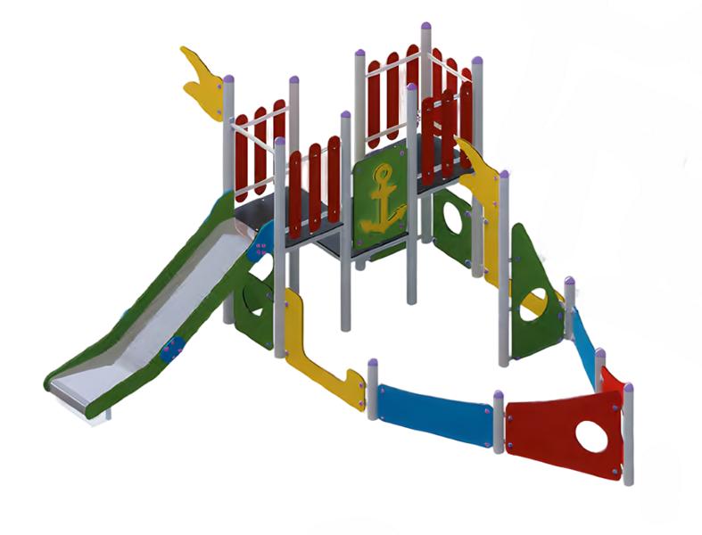 Playground Pirate Boats Movement Park Leisure Area Toy Boats Children\'s Park