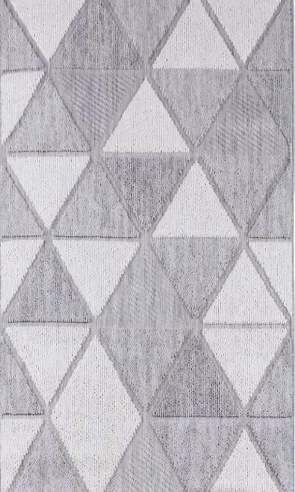 Living room rug diamond mottled pattern geometric pattern short pile