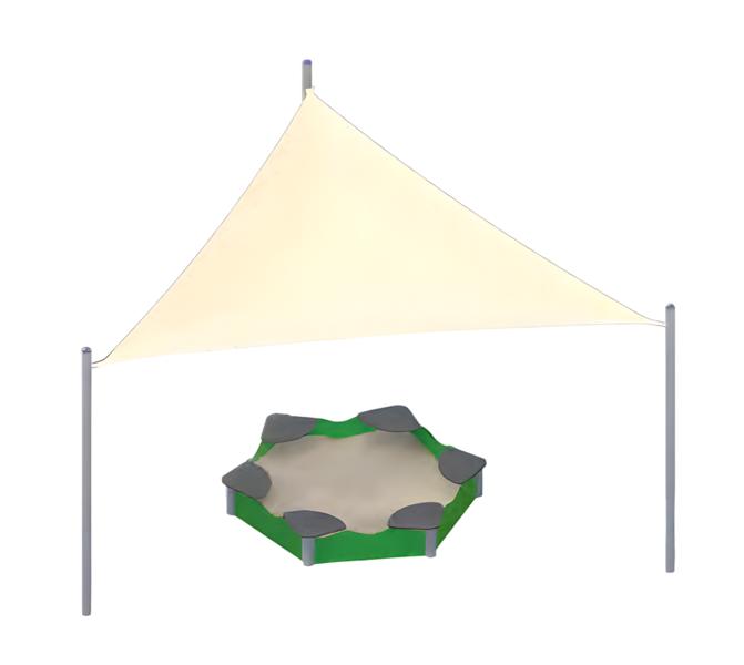 Sandbox canopy play area play street play enclosure sand play area
