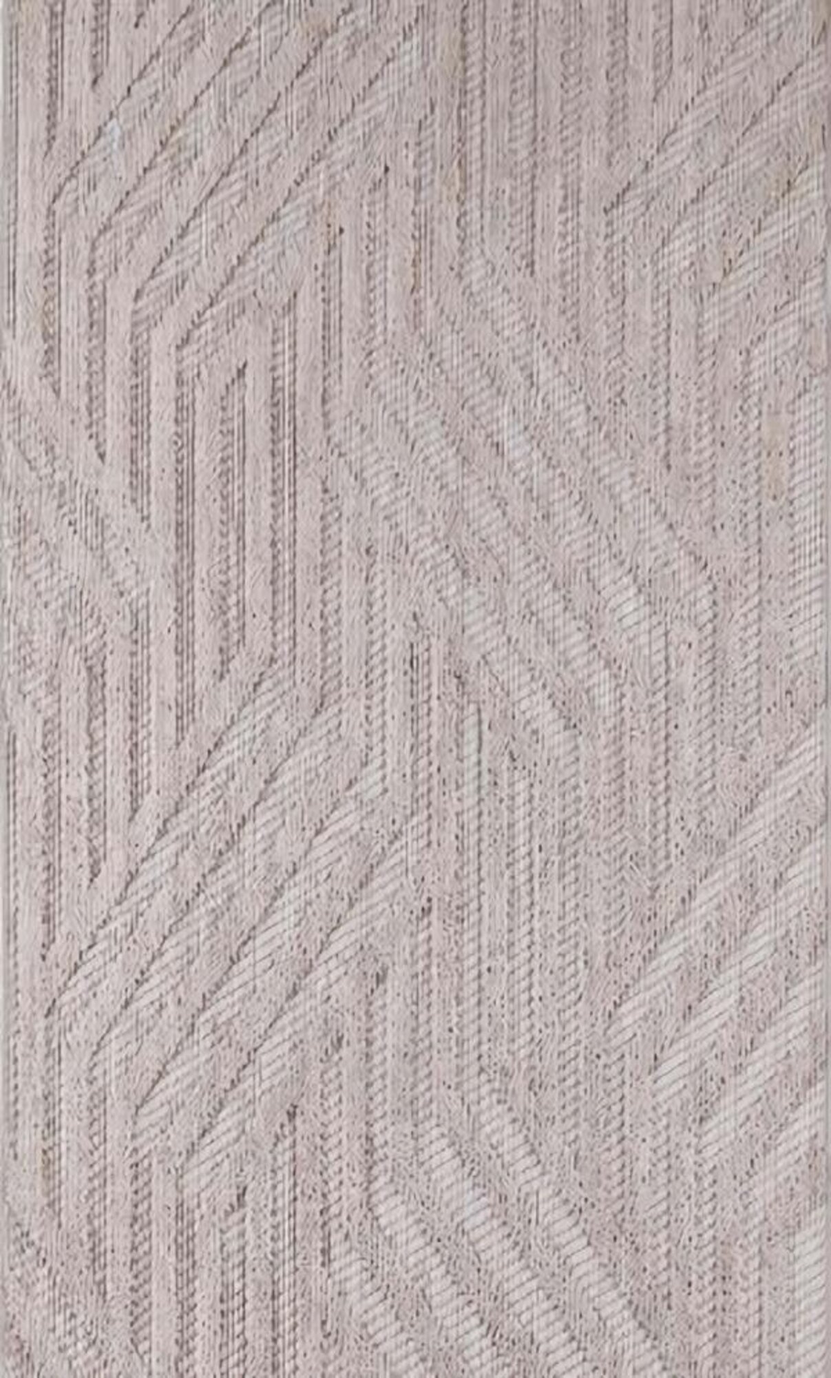 Carpet Geometric Pattern Low Pile Living Room Bedroom Beige