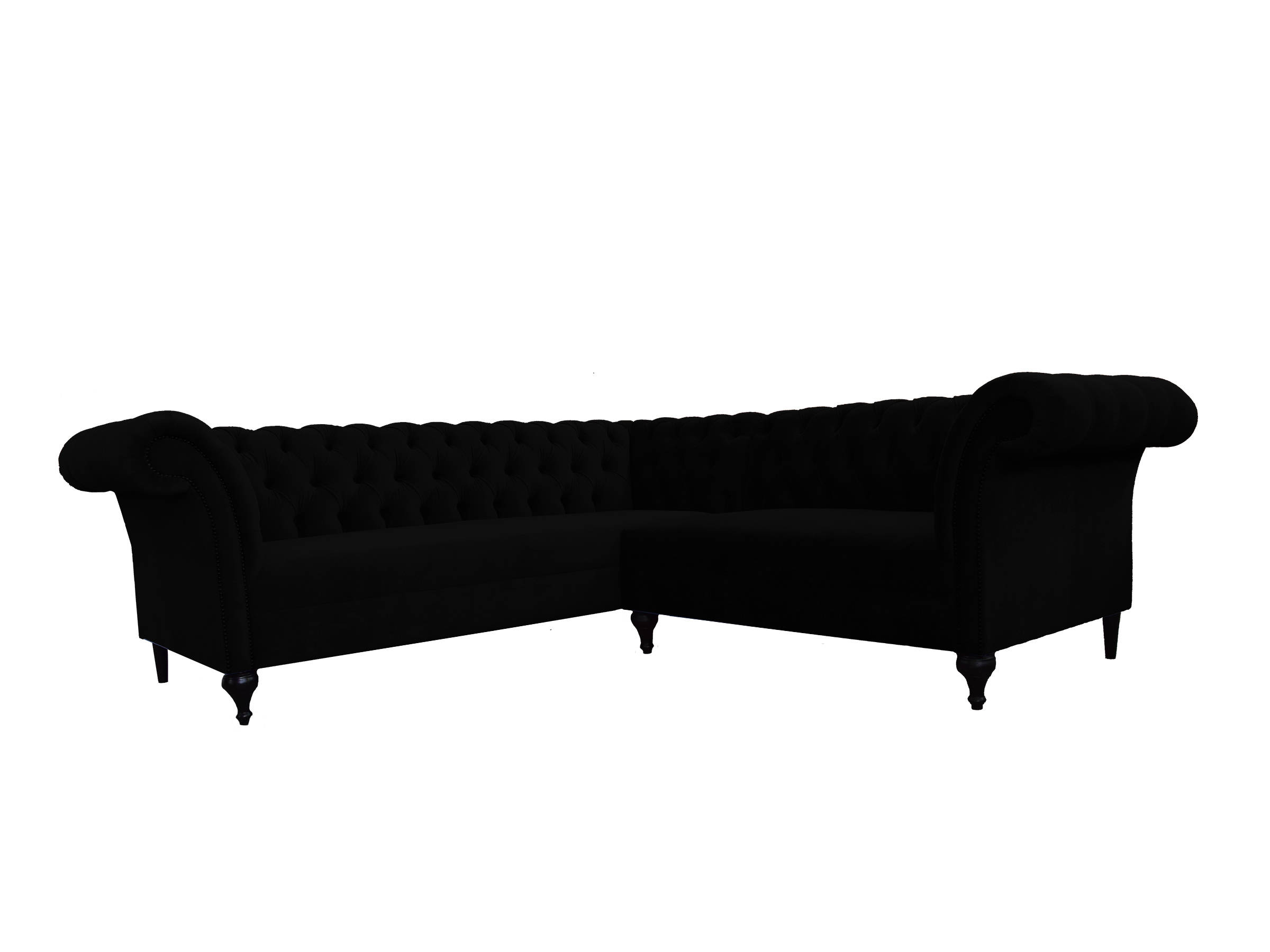 Chesterfield corner sofa designer sofa velvet leather sofa SLIII Sofa №85