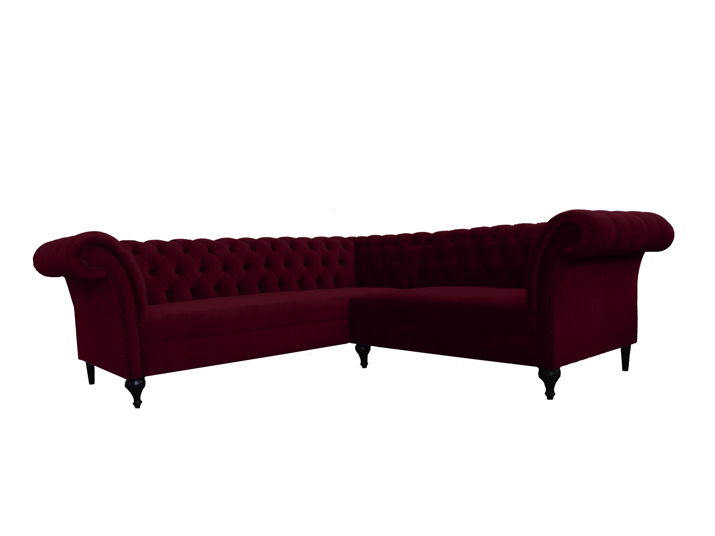 Chesterfield corner sofa designer sofa velvet leather sofa SLIII sofa №82