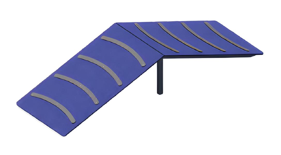 Obstacle course for dogs ramps jumping hurdles slalom poles obstacle series