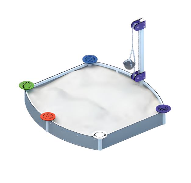 Sandbox climbing park children\'s playground play area activity area