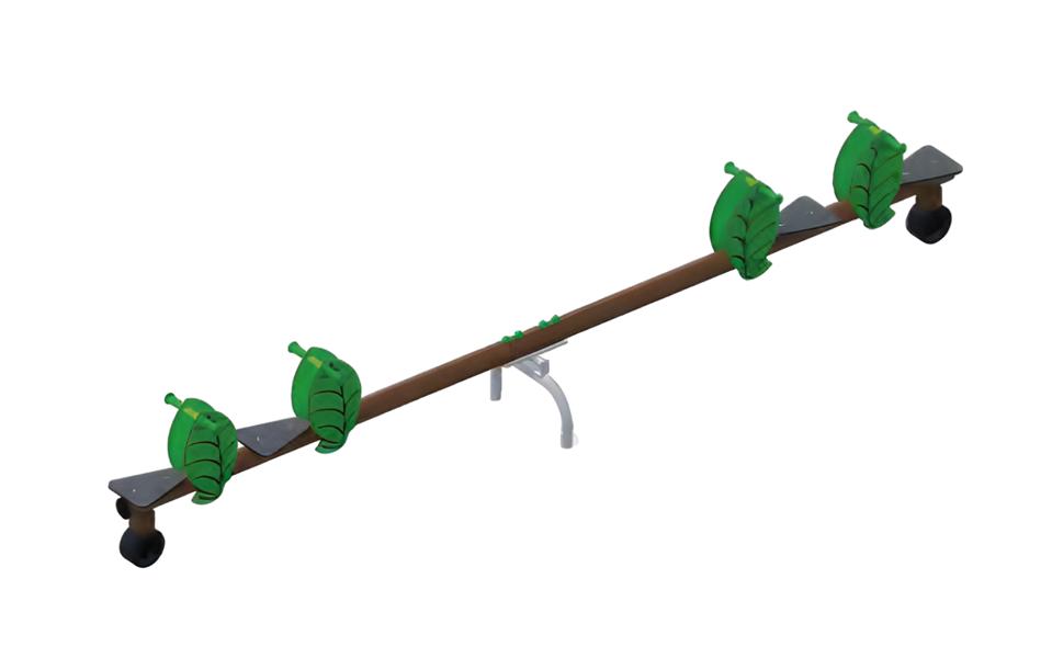 Seesaw play equipment climbing device bouncing device balance bank children\'s balancing device