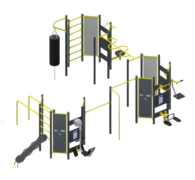 Street sports equipment pull-up bars balance devices exercise equipment training devices
