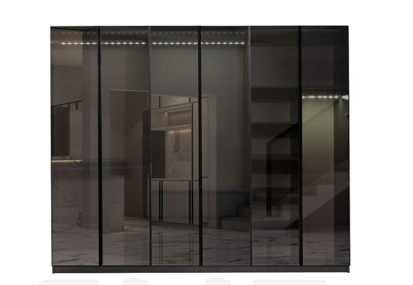 Modern grey wardrobe Designer furnishings On Stock