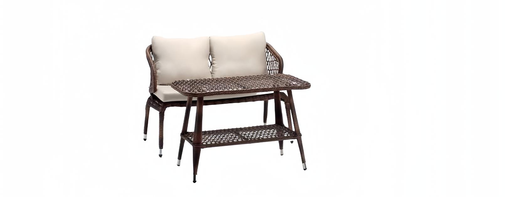 Sofa set Modern garden furniture Luxury coffee table Sofa 2-seater High-quality furniture