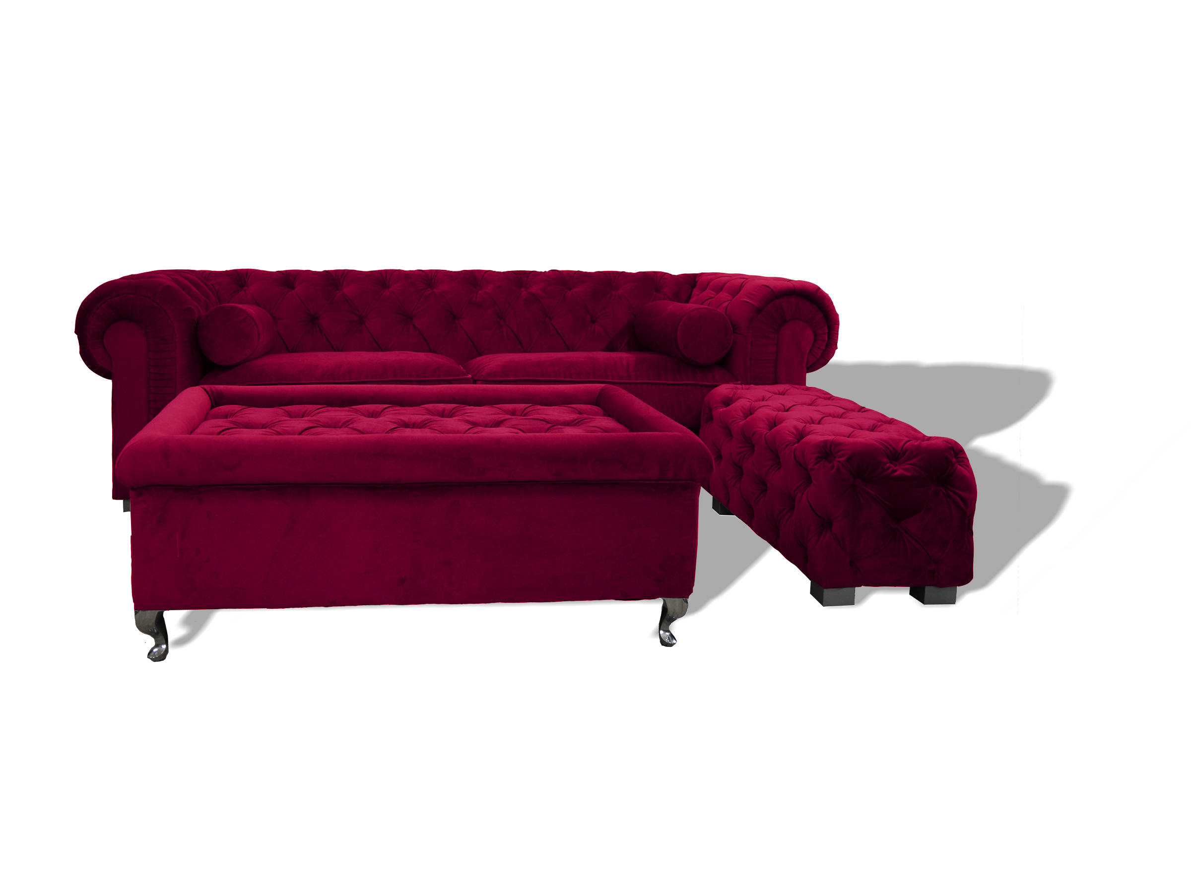 Chesterfield Sofa Upholstered Designer Sofas Set Couch SLIII Sofa No. 24