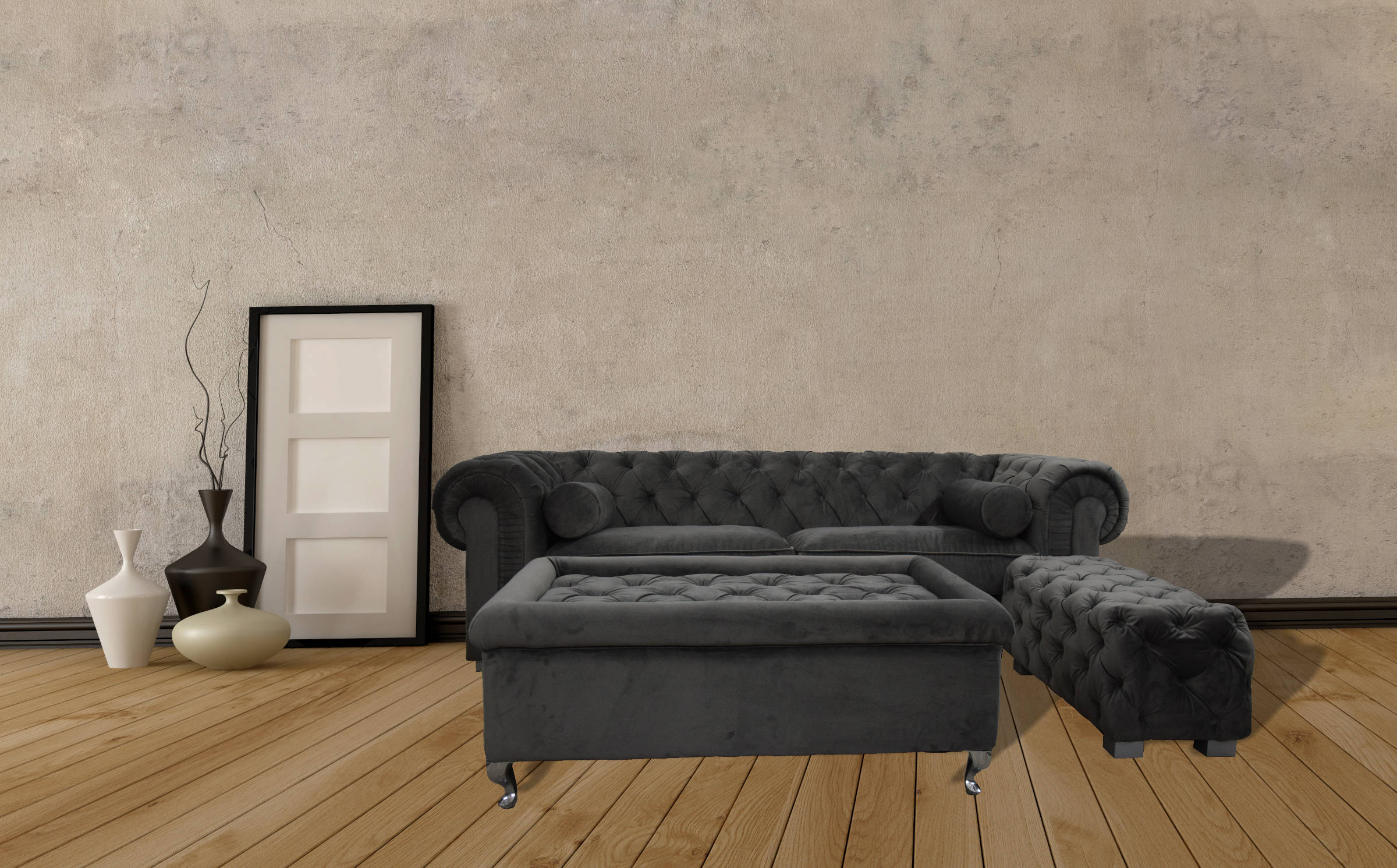 Chesterfield Sofa Upholstery Designer Couches Sofas Set Couch SLIII Sofa No. 18