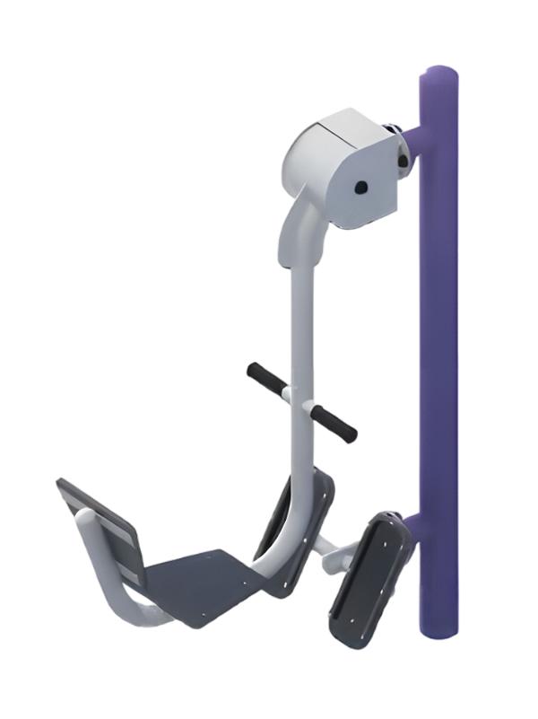 Street sports equipment adductor machine leg press calf press elliptical trainer