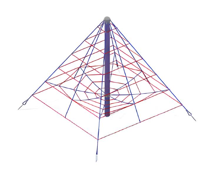 Climbing cone adventure ropeway suspended rope climber obstacle rope climber