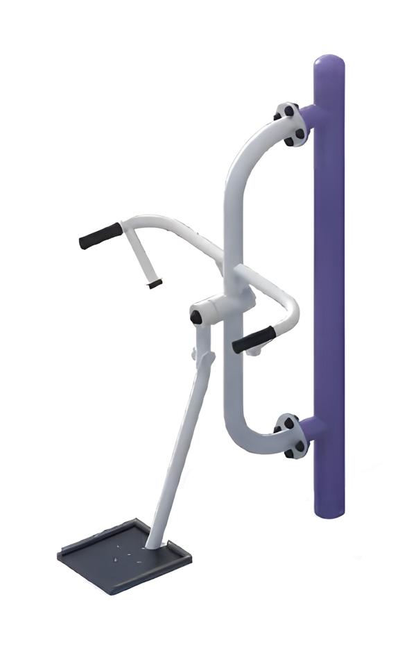 Street sports equipment adductor machine lat pulldown shoulder press tricep press