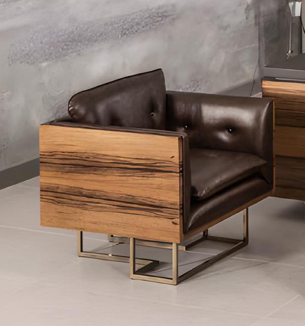 Chair 1x Dining Room Upholstered Chair Armchair Television Lounge Club Leather Textile Seat