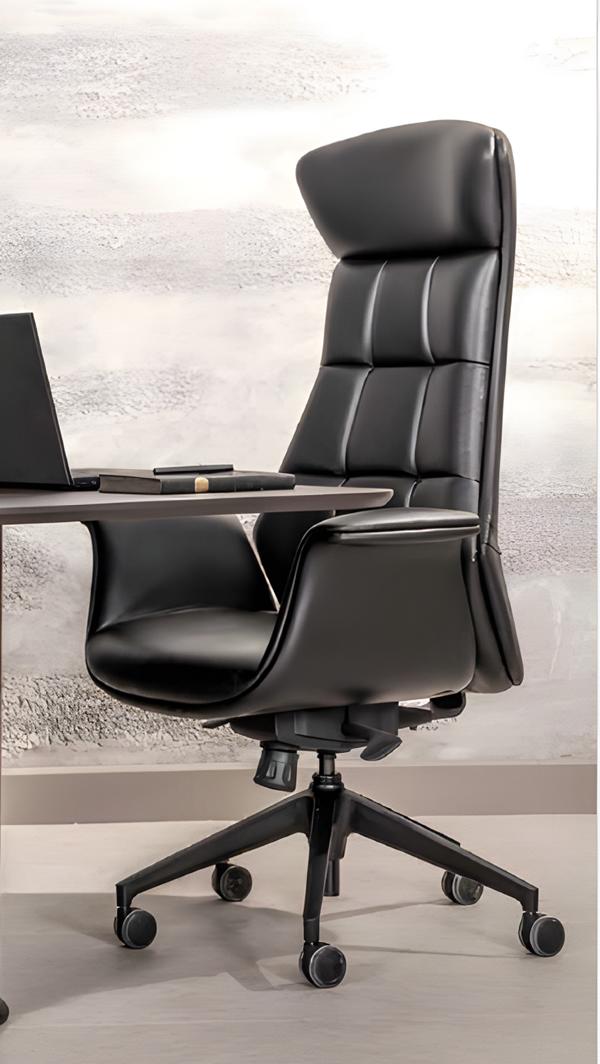 Luxury office chair upholstered designer furniture office executive swivel new