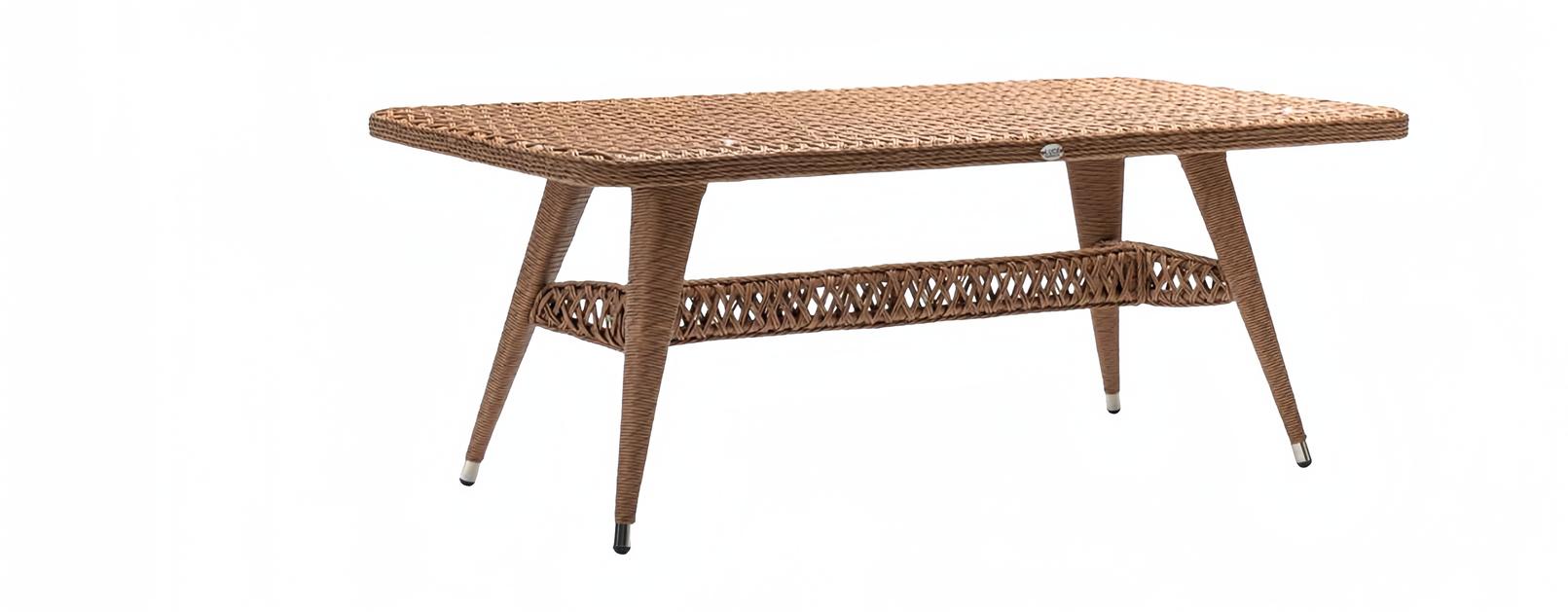 Coffee table rattan luxury high-quality modern rectangular stylish coffee table