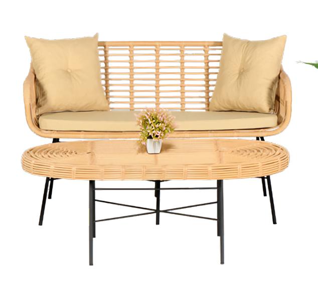 Garden furniture sofa 2-seater coffee table seating furniture sofa set terrace table new