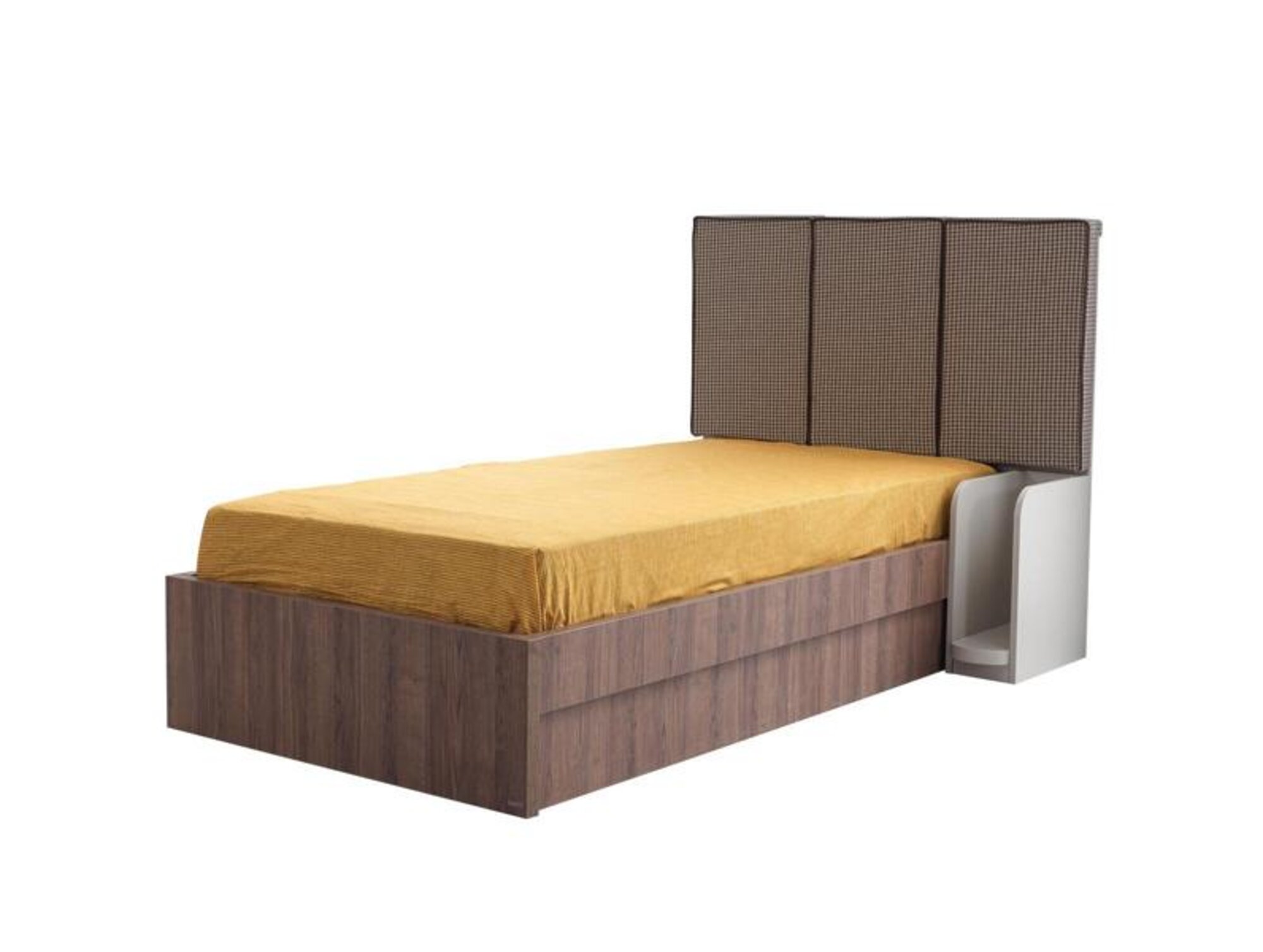 Modern toddler bed luxurious bedroom bed wood luxurious brown furniture