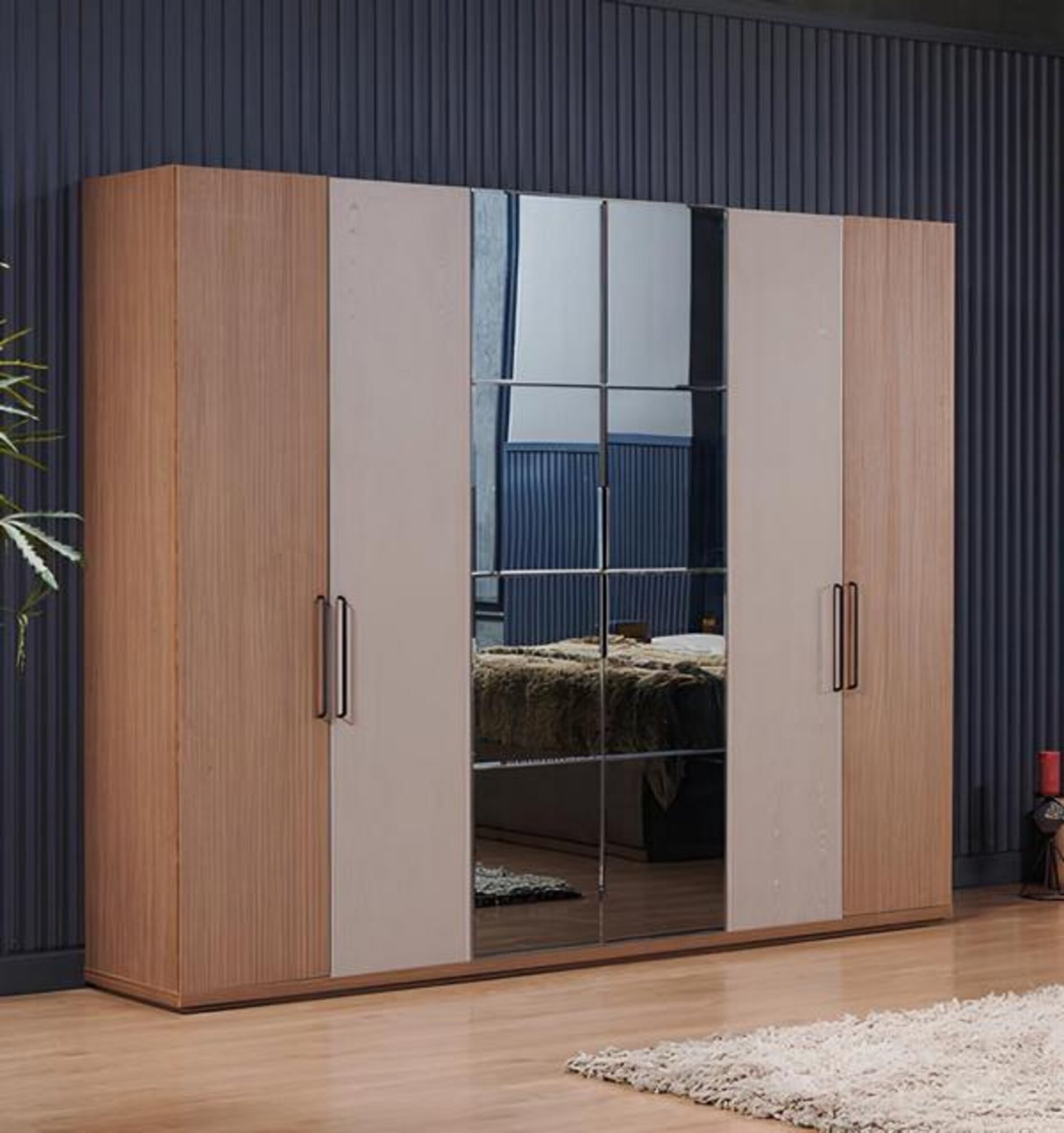 Cabinet wardrobe wall unit mirror wardrobe furniture bedroom closet