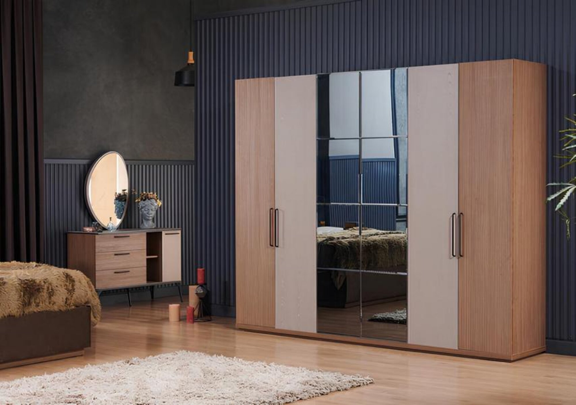 Cabinet wardrobe dressing table mirror furniture bedroom wardrobe