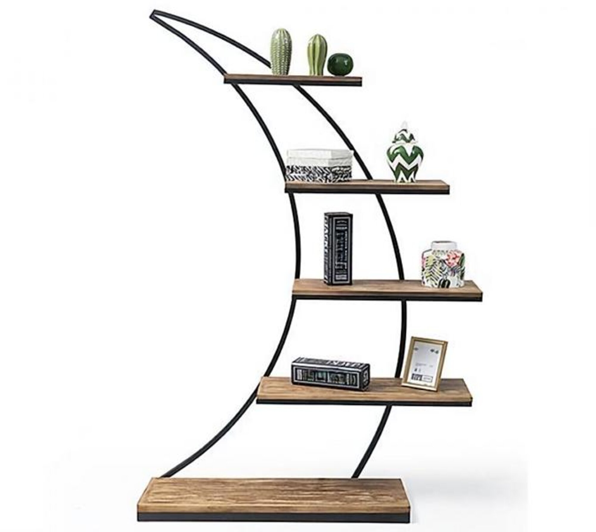 Bookshelf, stand shelf, file rack, and room divider for office and living spaces.