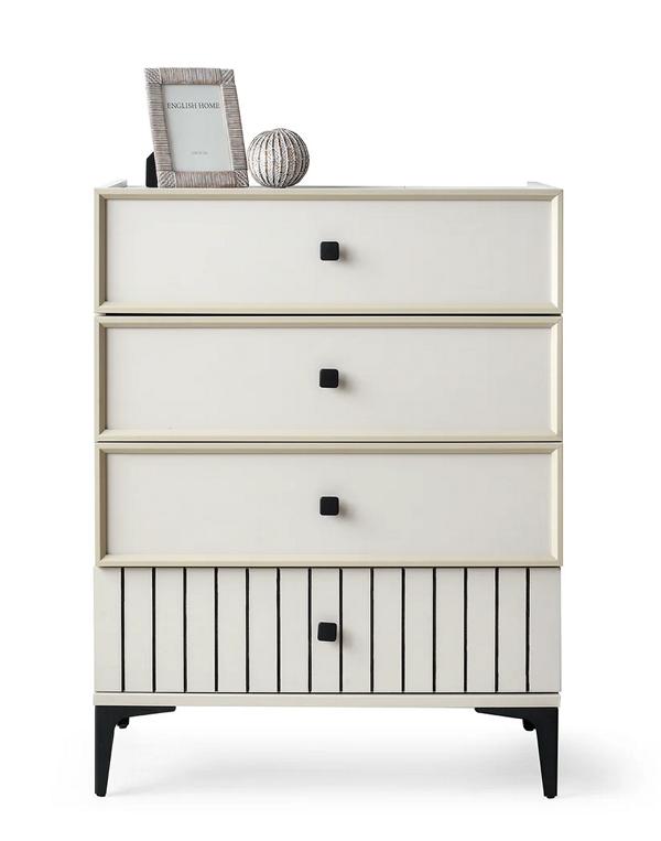 Dresser Modern Design Elegant Black Accents Storage Stylish Furniture