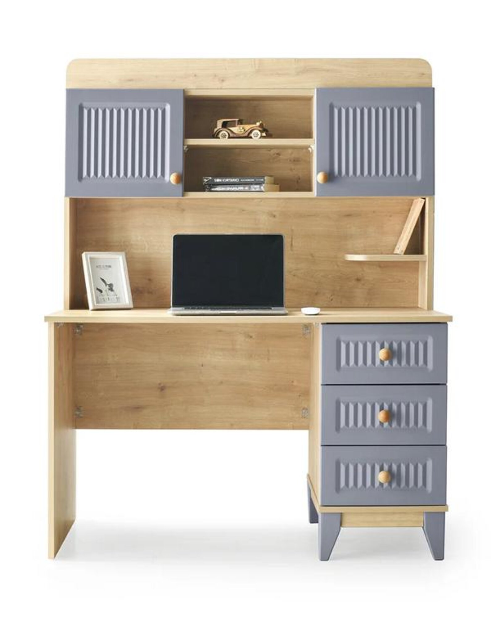 Desk storage shelves modern design home office stylish furniture