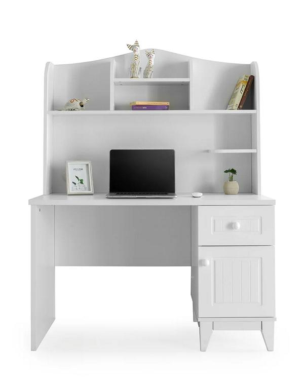 Desk storage shelves modern design work home office stylish furniture