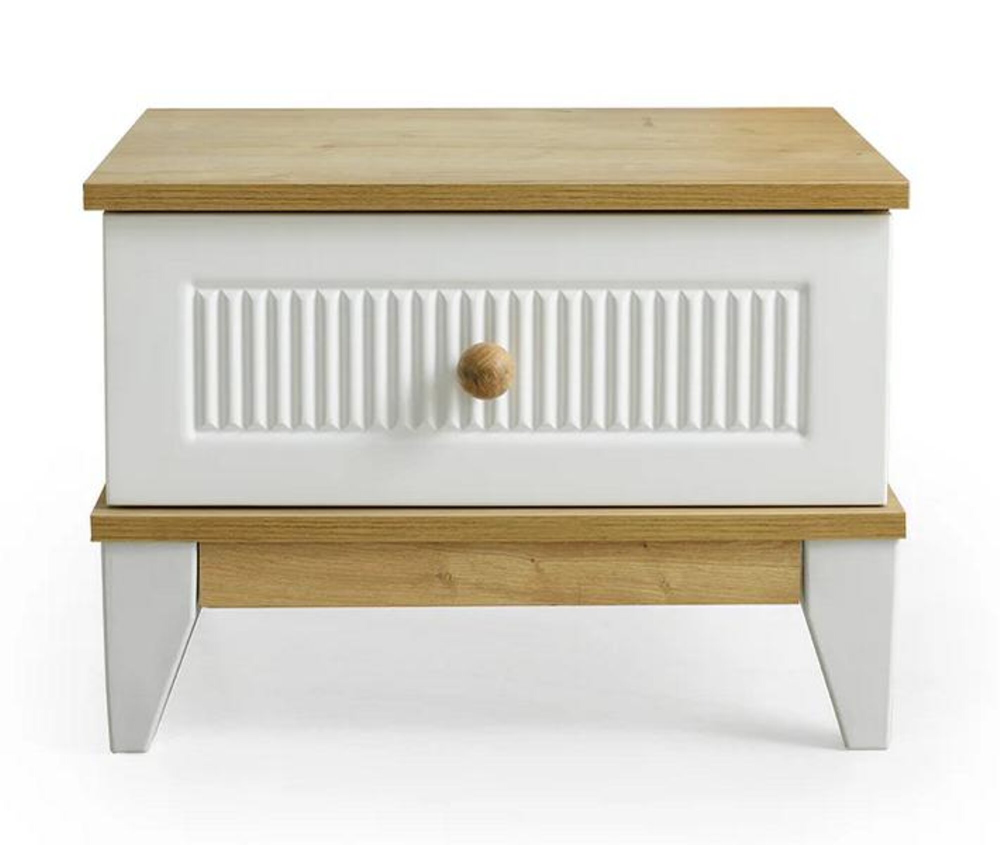Design Modern Furniture Nightstand Children Side Table Youth Room White Wood